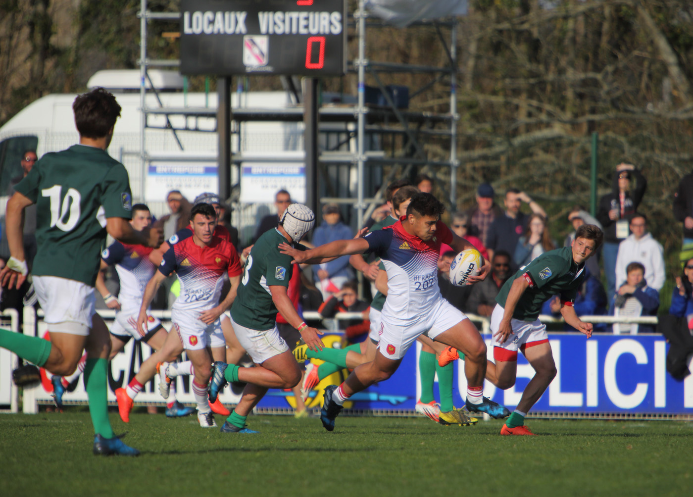 La France en finale du championnat d'Europe de rugby U18