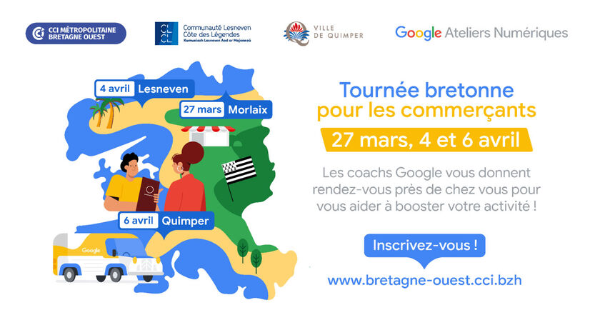 Des ateliers numériques animés par les coachs Google à destination des commerçants
