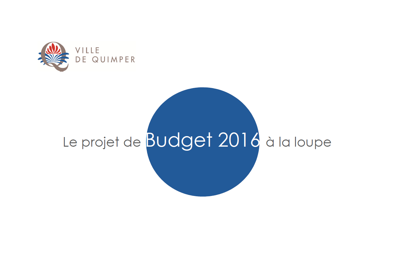 Le budget 2016 à la loupe