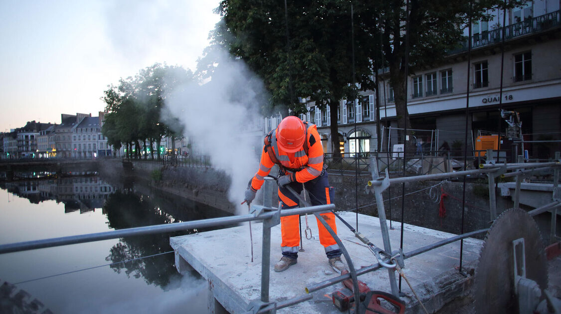 Travaux pont Saint-François