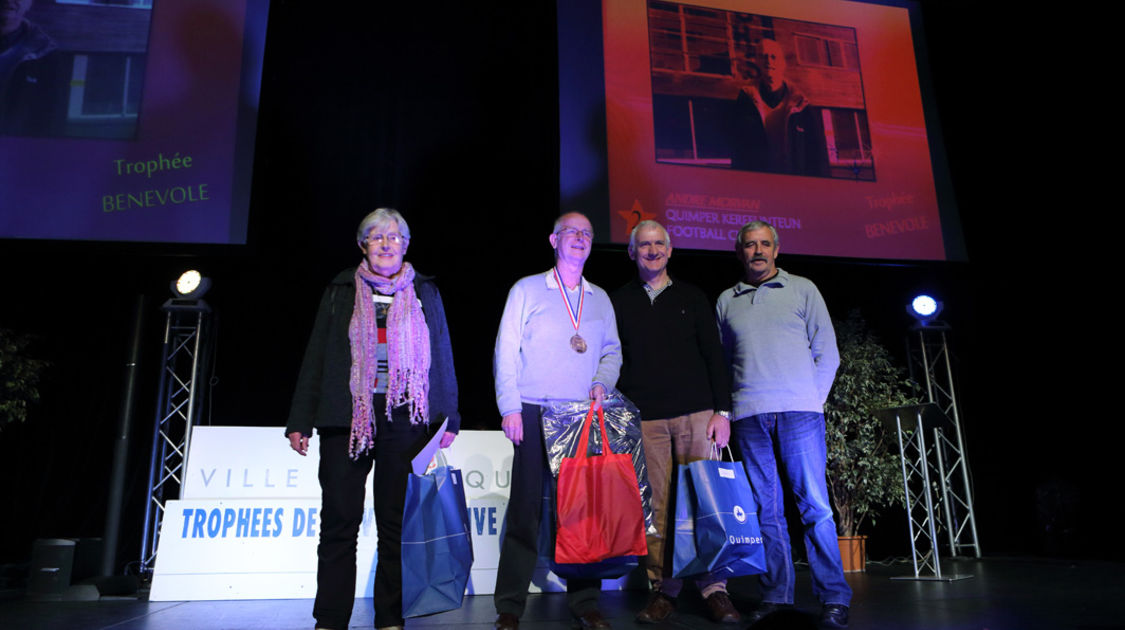 André Morvan du Quimper Kerfeunteun Football Club - bénévole sportif de l année - 26e Trophées sportifs quimpérois