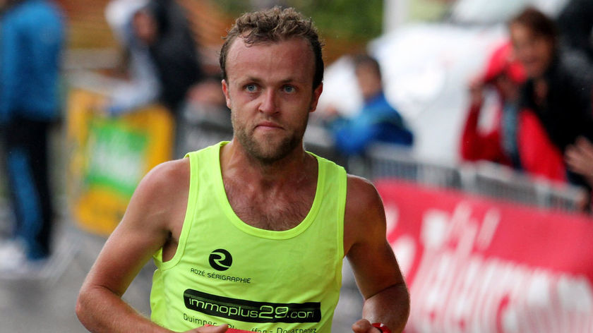 Arnaud Sizorn vainqueur des foulées de Menfouest.