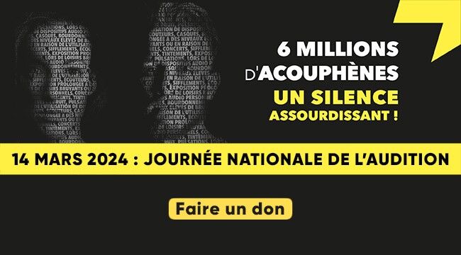 27e édition de la Journée nationale de l’audition : Jeudi 14 mars 2024