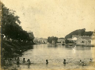 Baignade au halage