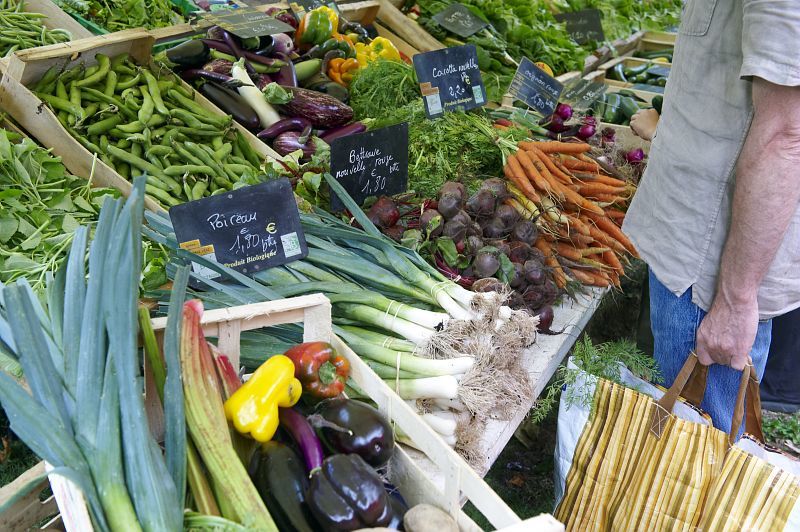 Le marché bio de Kerfeunteun.