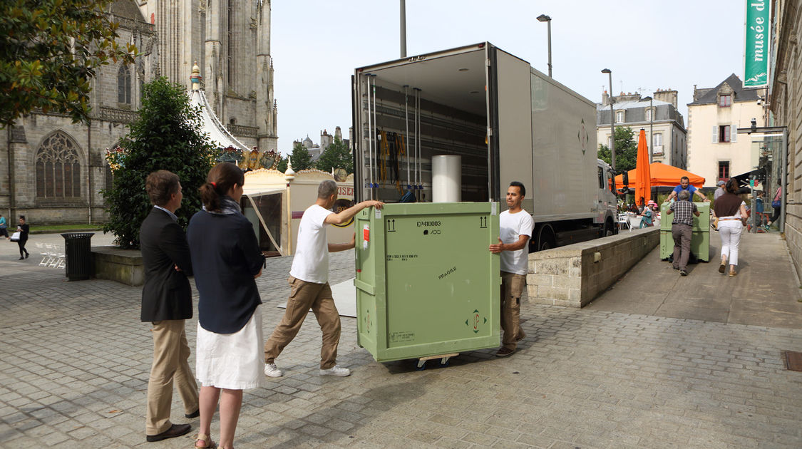 Les 40 autoportraits du musée d’Orsay sont arrivés au musée des beaux-arts de Quimper. Il seront exposés du 17 juin au 2 octobre.