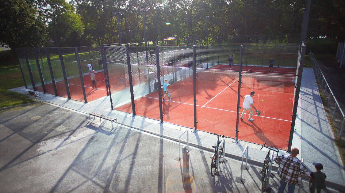 Nouveaux terrains de padel et tennis extérieurs de Creac'h Gwen