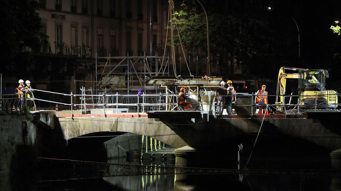 Travaux pont Saint-François