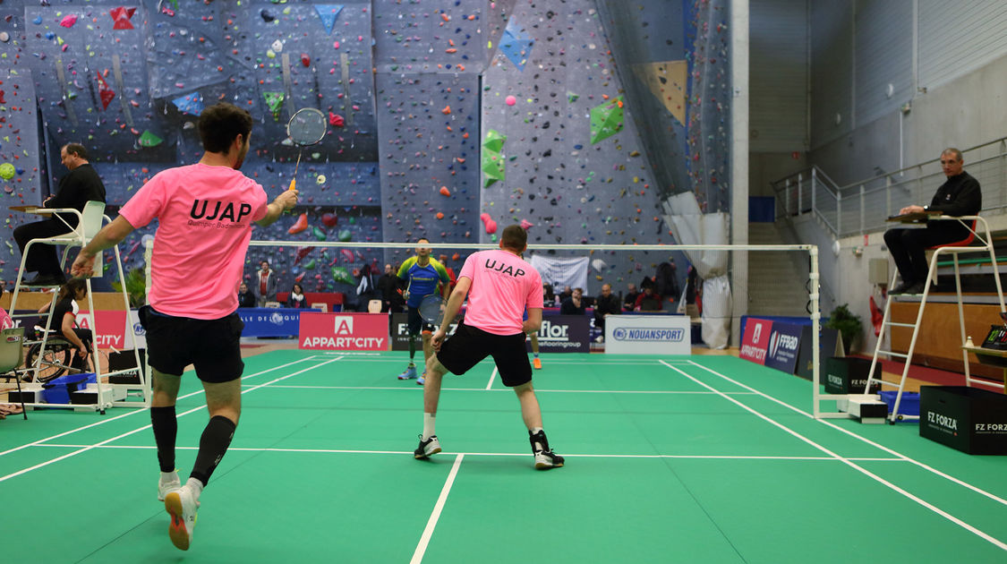 Du 20 au 22 janvier 2017 la halle des sports de Penhars accueillait les 4e championnats de France de parabadminton organisés par la section badminton de l Ujap (3)