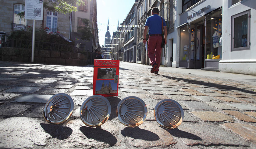 Quimper sur la route de Saint-Jacques-de-Compostelle