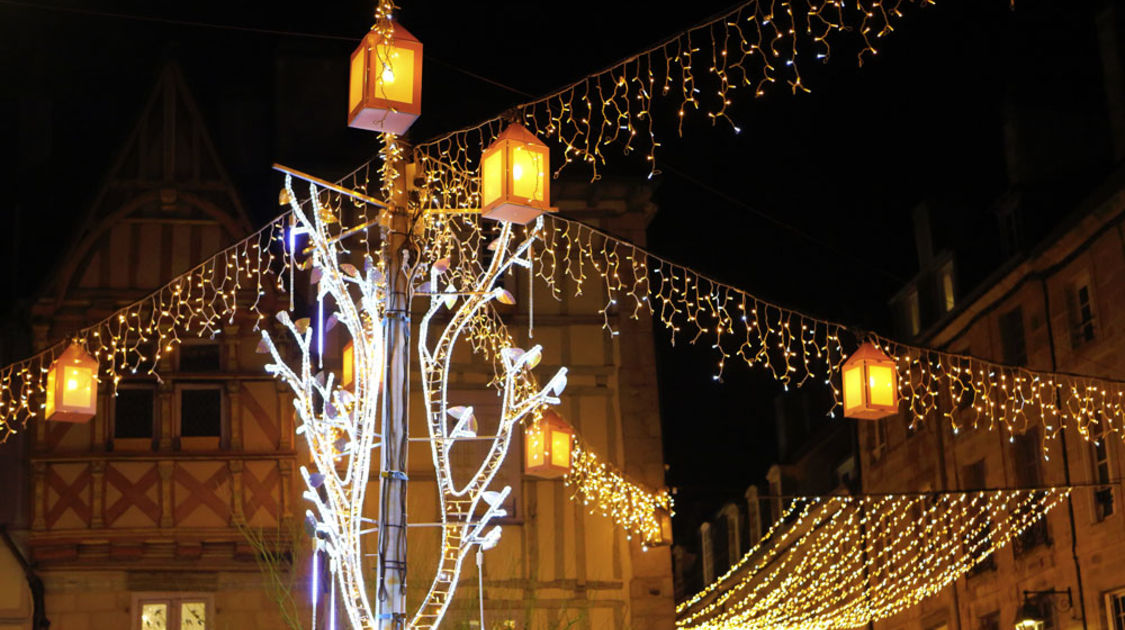 Les illuminations de Noël à Quimper 