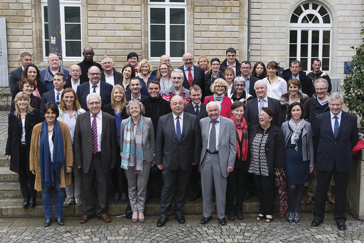 Le nouveau conseil municipal de Quimper