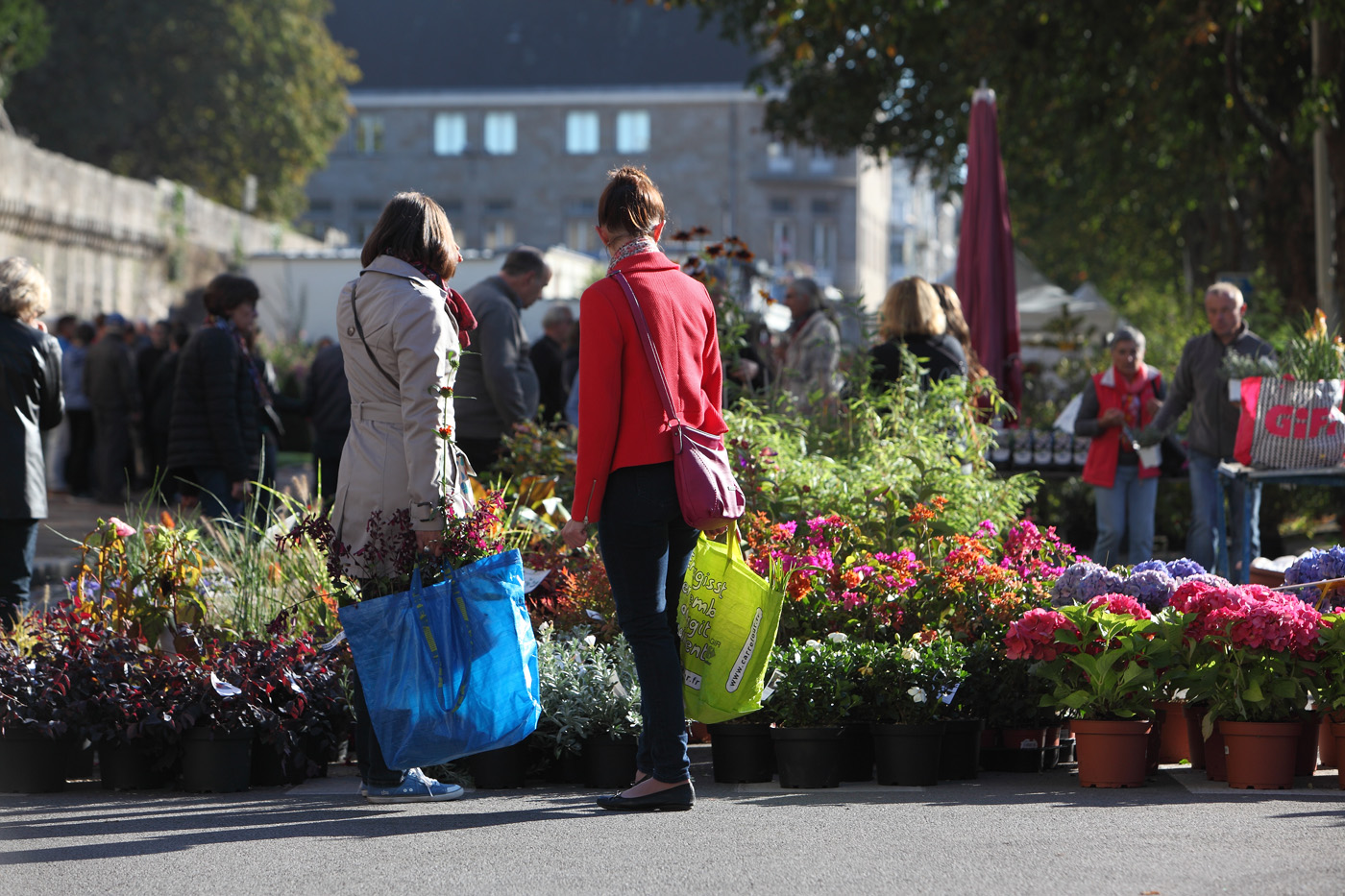 Marché d’automne : amateurs nombreux et soleil radieux !