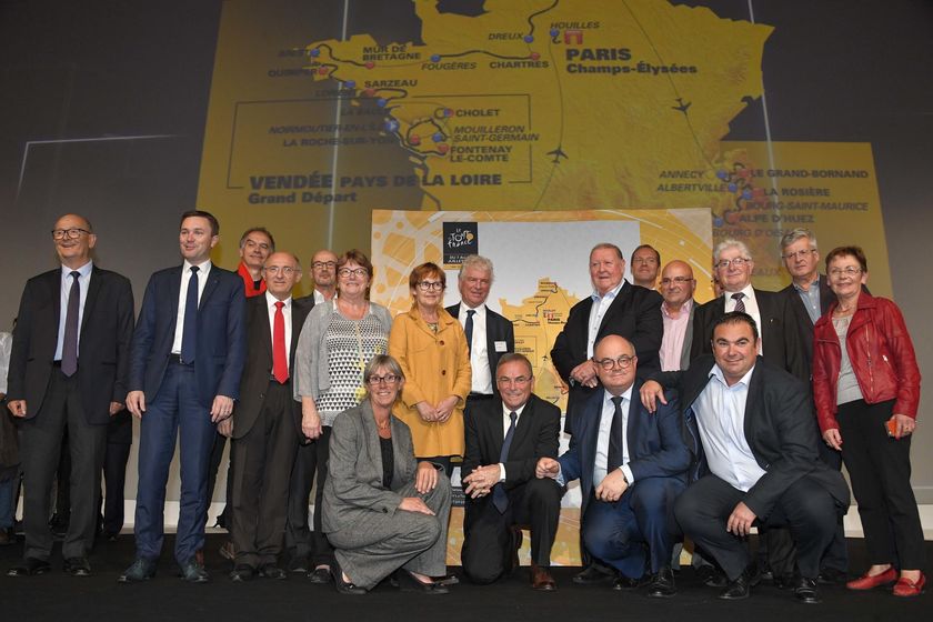 Présentation officielle du Tour de France à Paris