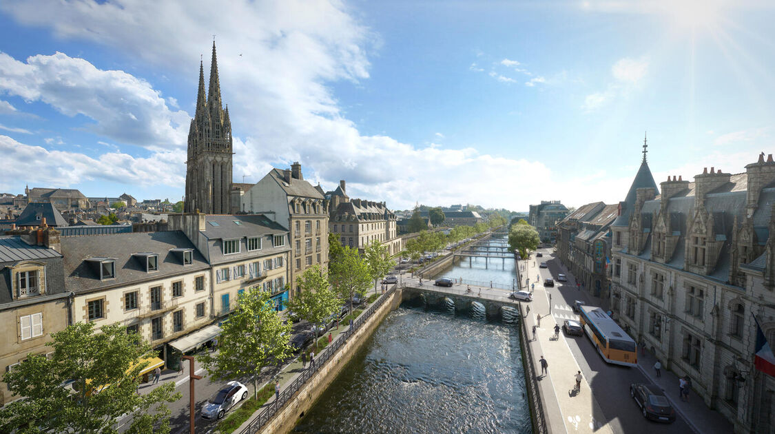 Aménagement des quais de l'Odet