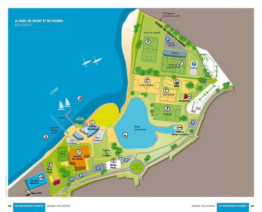  Plan du parc de Creac'h Gwen