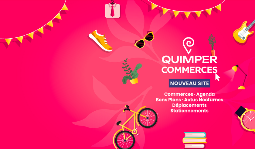 Découvez le site Quimper-Commerces.bzh 