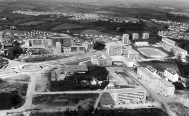 Vue aérienne de la rocade