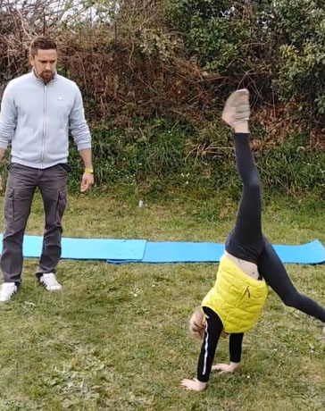 Sport à la maison : gymnastique