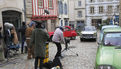 Tournage du 4e long métrage de Nicolas Guillou "Plogoff, 1980" dans les rues de Quimper 