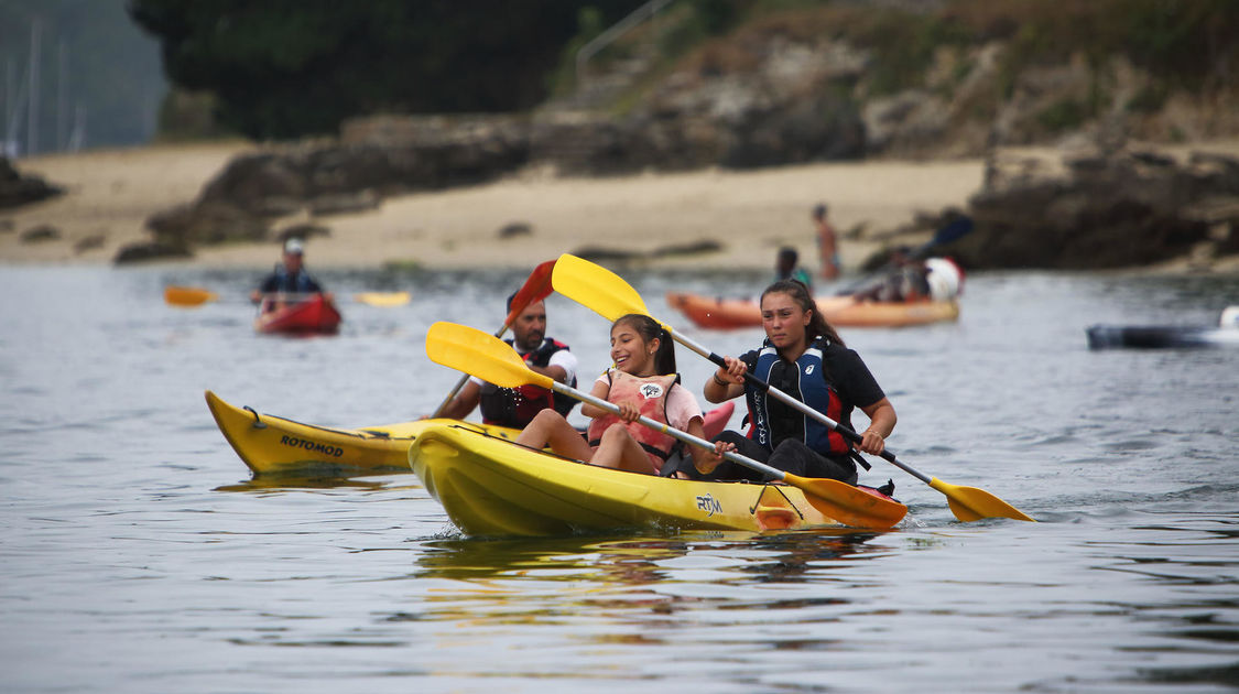 Les jeudis sur  l’eau, sortie Kayak à Bénodet 