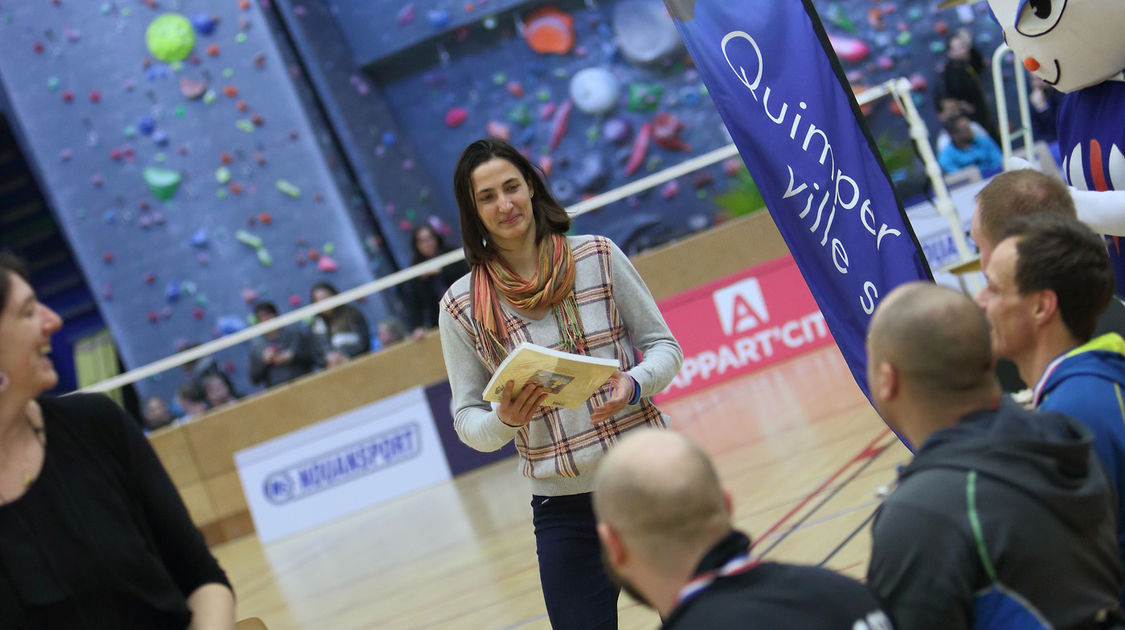 Du 20 au 22 janvier 2017 la halle des sports de Penhars accueillait les 4e championnats de France de parabadminton organisés par la section badminton de l Ujap (8)