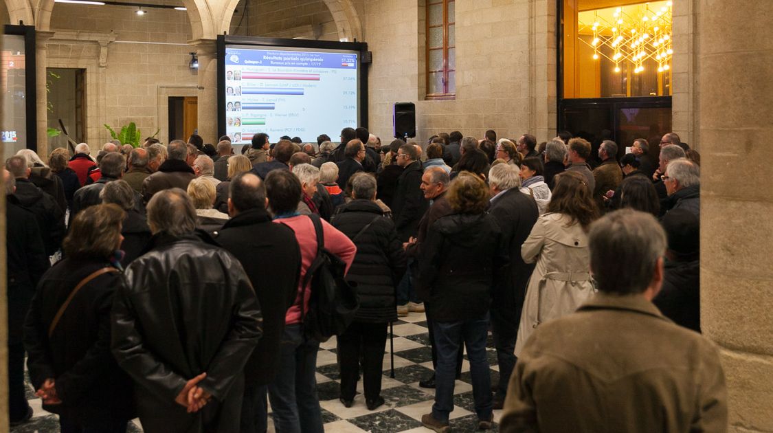 Premier tour des départementales 2015 - Soirée électorale en mairie centre (4)