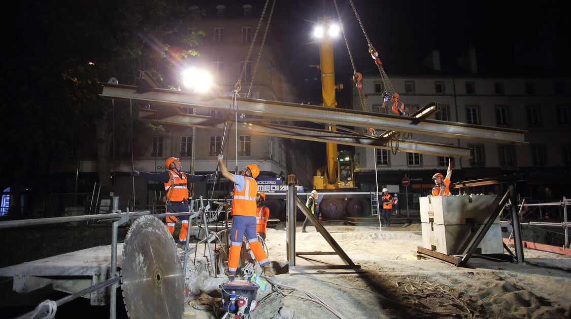 Travaux pont Saint-François