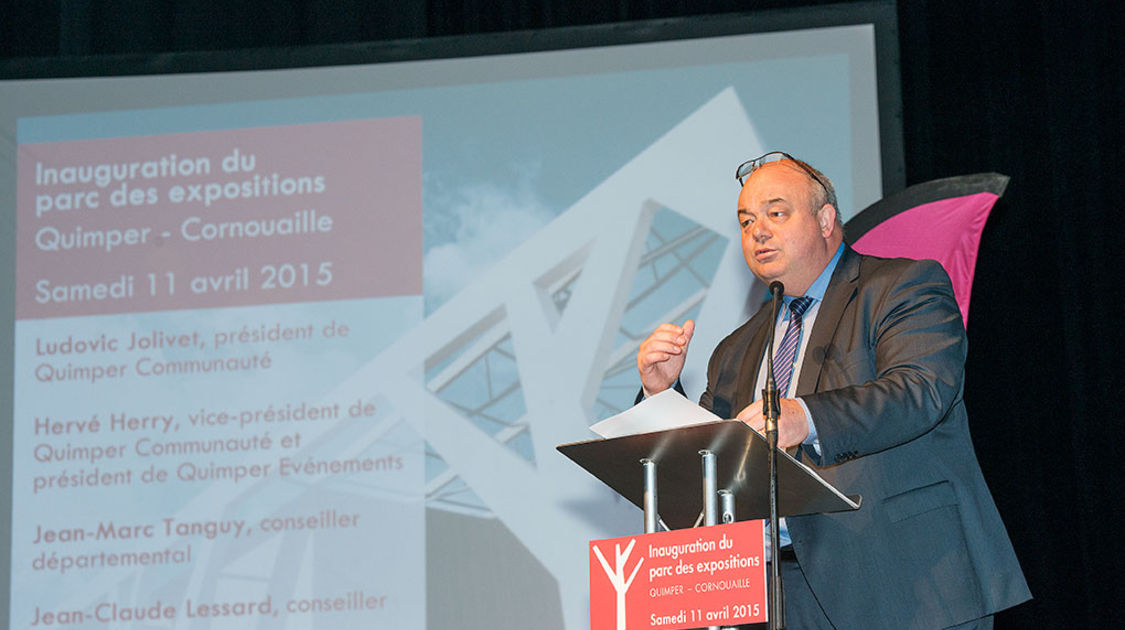 Inauguration du parc des expositions Quimper Cornouaille