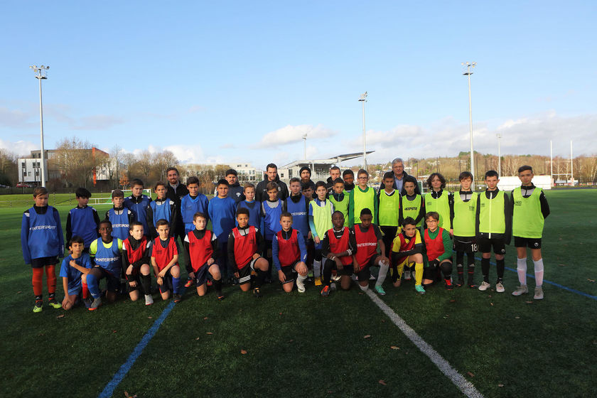 Photo de famille des premiers participants
