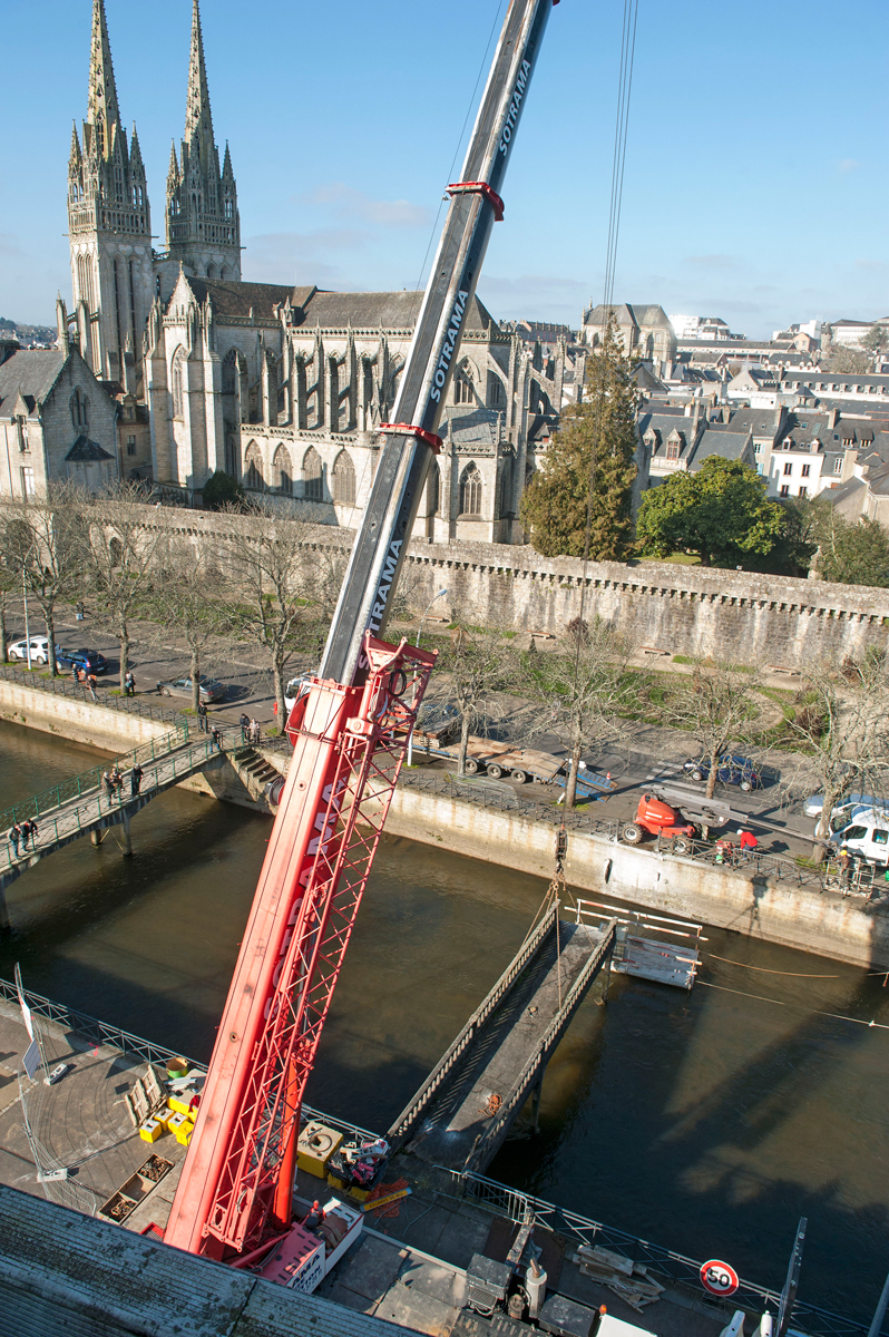 Réhabilitation de la passerelle Phalange d'Arvor