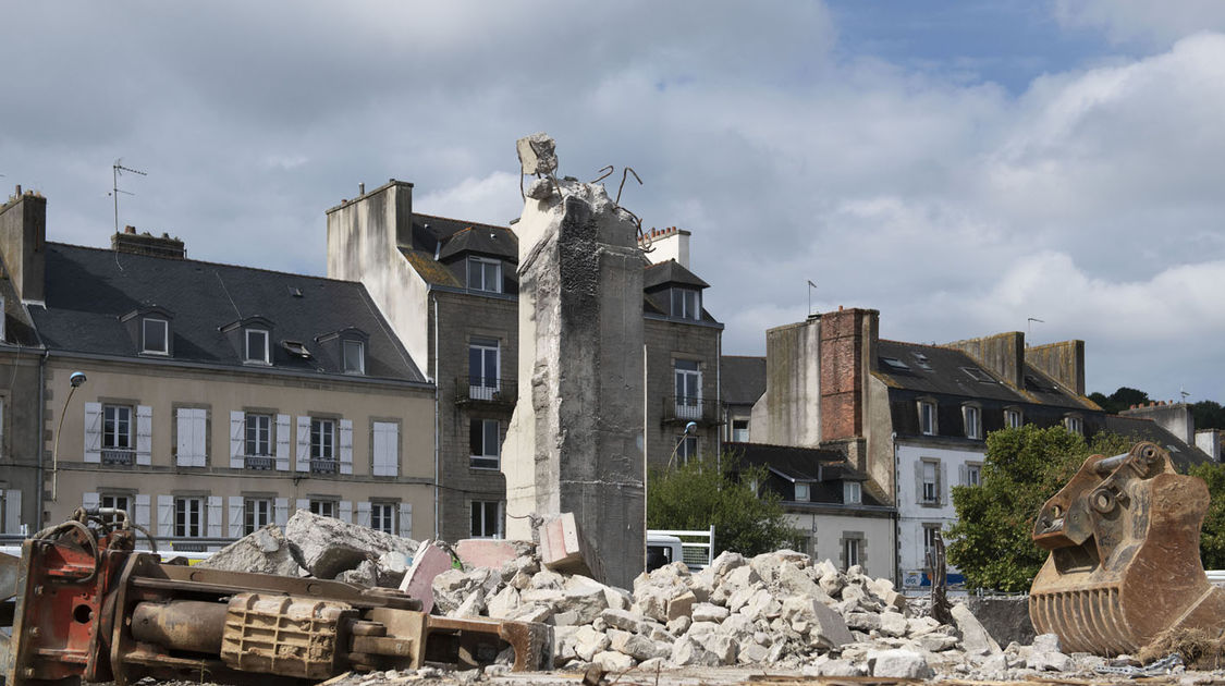 Démolition de la Halle Sernam