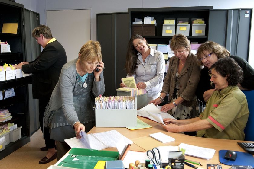 Le personnel du centre médico-scolaire